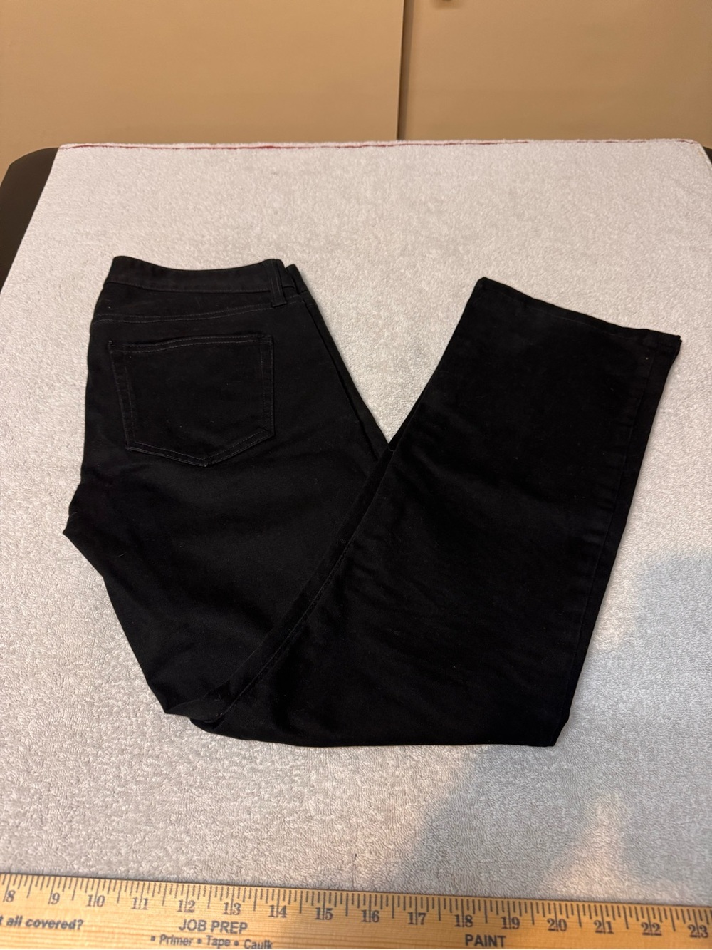 Women's Gap 1969 Perfect Boot Black Jeans Size 26 Petite New